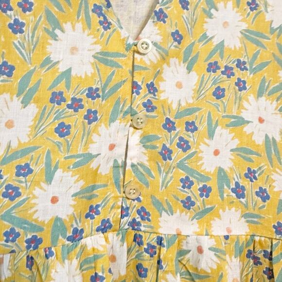 Rove Sunchaser Dress Marguerite Floral French Linen Mini Dress Women’s Size XL - Picture 5 of 14